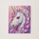 Search for beautiful girl puzzles Unicorn