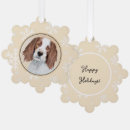 Search for irish setter christmas tree decorations Red