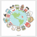 Search for children of the world stickers Classroom