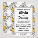 Search for daisy wedding invitations White