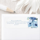 Search for flower design return address labels Watercolor