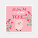 Search for pig napkins Rustic