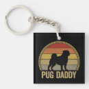 Search for funny pug key rings Lover