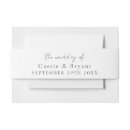 Search for black wedding invitation belly bands Basic