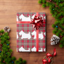 Search for christmas scottish terrier wrapping paper Westie
