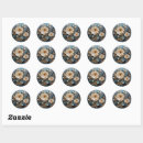 Search for blue floral design stickers Flowers