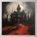 Search for red house art Scary