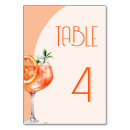 Search for orange table cards Chic