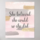 Search for she believed she could art Modern