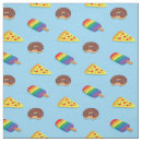 Search for pizza pattern fabric Doughnut