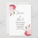 Search for magenta floral wedding invitations Elegant