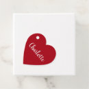Search for valentines day favour tags Red