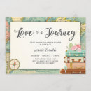 Search for love is a journey invitations Around the world