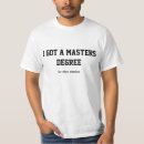 Search for masters degree tshirts Funny