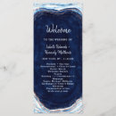 Search for royal blue and gold wedding programs Ceremony