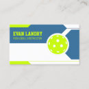 Search for pickleball business cards Player