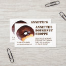 Search for donut shop business cards Food