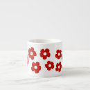 Search for hand painted flowers mugs Red