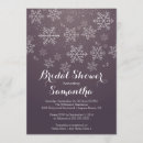 Search for snowflakes bridal shower invitations Winter