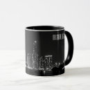 Search for black and white skyline mugs City
