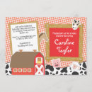 Search for barnyard farm baby shower invitations Farmer