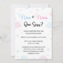 Search for nino invitations Revelación de genero