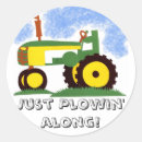 Search for blue tractor stickers Cartoon