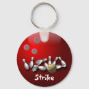 Search for bowling strike key rings Cute