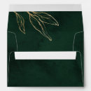 Search for emerald green envelopes Botanical