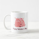 Search for pig valentine mugs Adorable