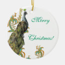 Search for peacock christmas tree decorations Design