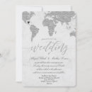 Search for world map wedding invitations Elegant