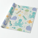 Search for under the sea wrapping paper Cute
