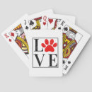 Search for dog paw print playing cards Animal