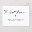 Search for postcard rehearsal dinner invitations Simple