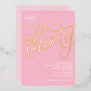 Search for rounded birthday invitations Feminine