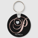 Search for letter p key rings Initial
