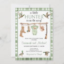 Search for hunting baby shower invitations Little hunter