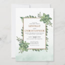 Search for foilage wedding invitations Eucalyptus