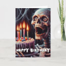 Search for spooky birthday cards Skeleton