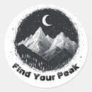Search for mountain drawing stickers Black