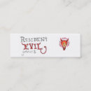 Search for evil business cards Mad scientist