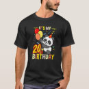 Search for panda birthday tshirts This