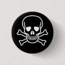 Search for skull crossbones badges Black