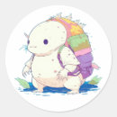 Search for cartoon axolotl stickers Salamander