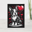 Search for boston terrier valentines day cards Heart