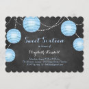 Search for blue lantern invitations Vintage