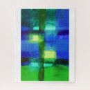 Search for abstract art puzzles Green