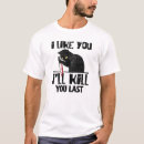 Search for murder cat tshirts Murderous cat with knife