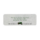 Search for tractor return address labels Rustic